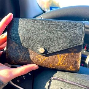Pallas Compact Wallet Noir & Monogram